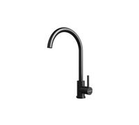 TEKA Grifo Cocina Monomando, Caño Alto Giratorio 360º, Aireador Eco Anticalcáreo, Acero Inoxidable AISI 304, Cartucho Eco C3, Modelo UNI 9310
