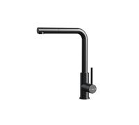 TEKA Grifo Cocina Monomando, Caño Alto Giratorio 360º, Maneral Extraíble, Aireador Eco Anticalcáreo, Acero Inoxidable AISI 304, Modelo UNI 9331
