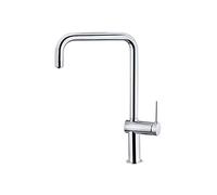 Teka | Grifo de Cocina Monomando de Caño Alto| Modelo EP 915 | Caño Alto con Electrónica de Control Para Filtro | Latiguillos Flexibles de Alimentación 3/8" | Color Cromado | 29.6 x 22.5 cm