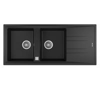 TEKA -Lava Louças STONE 80 B-TG 2C 1E BLACK CARBON