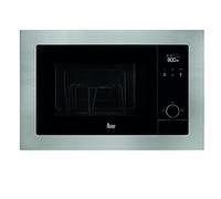 Teka MS 620 BIS - Microondas Integrable con Grill, Capacidad 18 L, 5 Niveles de Potencia, Salida 700 W, Microondas con Grill 18 L, Acero Inoxidable, Color Gris