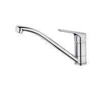 Teka MTP 913 - Grifo de Cocina Monomando, Caño Bajo Giratorio, Temperatura Precisa, Suavidad en el Manejo, Aireador Anticalcáreo, Cartucho de Discos Cerámicos, Color Cromo