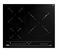 TEKA Placa Inducción 60 cm, 3 Zonas de Cocción, Touch Control Multislider, 7400 W, Modelo IBC63320MSS
