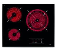 TEKA - Placa vitrocerámica TZ 6315, 3 focos, 5400 W, Touch control