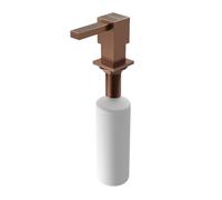TEKA PS111-BN - Dispensador de Jabón PVD Minimalista 350 ml, para Fregaderos, Exclusivo y Elegante, se Adapta al Diseño de Cualquier Cocina, Fácil Limpieza, de Acero Inoxidable, Color Cobre