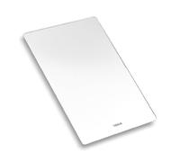 Teka - Tabla de Corte de Cristal Blanco de 49 cm, Aporta Comodidad, Estabilidad y Seguridad, Fácil de Almacenar, Elegancia y Sofisticación, Color Cristal Blanco