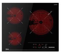 Teka TBC 63620 - Vitrocerámica de 3 fuegos Ø 27, 18 y 14 cm