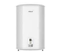 TEKA Termo Eléctrico Slim 80 L - Doble Instalación Vertical y Horizontal - 2 Tanques Zafiro - Tarjeta Smart Control 3 Posiciones Display Digital - Consumo Medio: 2-4 Personas - EWH 80 D SLIM