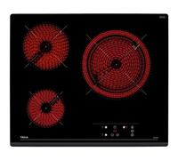Teka TZ 6317 Placa Vitrocerámica con 3 Zonas con Touch Control 60cm Negra