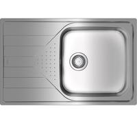 Teka Universe fregadero de acero con sifón 79x50 cm acero 115110030