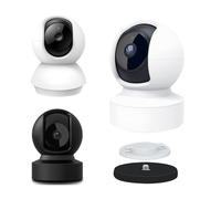 TEKCAM Base magnética de Montaje para cámara Compatible con TP-Link Tapo C210, Tapo C200, Kasa EC70, EC71, Kasa KC410S cámara de Seguridad para Interiores, Montaje magnético, imán Recubierto de Goma,