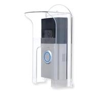 TEKCAM Cubierta de lluvia para timbre compatible con Blink/Google Nest/Arlo/Kasa/Eufy Smart Video Doorbell, cubierta de plástico resistente a la intemperie, antirreflejos, cubierta de protección para