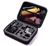 TEKCAM Funda Protectora de Transporte para cámara de acción, Compatible con GoPro Hero 12, 11, 10, 9, 8, 7, AKASO EK7000, Brave 4, Brave 7 LE, Brave 8, APEMAN, APEXCAM, Dragon Touch Action Camera