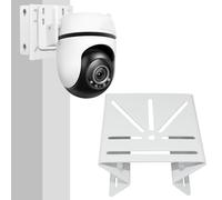 TEKCAM Soporte de esquina de cámara compatible con Tplink Tapo TC40/TC41/C530WS C520WS/C510W/C500/C501W/TC40GW/C51A/C52A Cámara de seguridad Pan/Tilt para exteriores, soporte de montaje en pared para