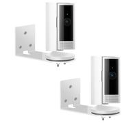 TEKCAM Soporte de Pared Compatible con Ring Indoor Camera (2.ª Generación, 1.ª Generación), Soporte de Montaje en Pared para Cámara de Vigilancia, 2 Pack