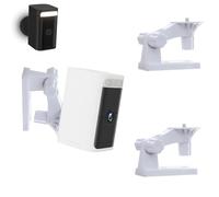 TEKCAM Soporte de pared para cámara compatible con Wyze Battery Cam Pro, soporte de montaje de esquina de pared ajustable de 180° para cámara de seguridad para instalación de taladro, paquete de 2,