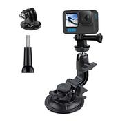 TEKCAM Soporte de ventosa para cámara de acción compatible con DJI Osmo Pocket 3/2, soporte de ventosa de cámara, soporte de succión para parabrisas de cámara, sin herramientas, 1 paquete