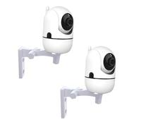 TEKCAM Soporte para monitor de bebé compatible con HelloBaby HB65/HB40/HB6550/HB66/HB6339/HB6550 Pro, soporte de pared ajustable para la mayoría de cámaras de monitores de bebé de 1/4 pulgadas