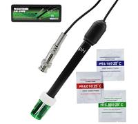 TEKCOPLUS Lectrodo De Ph con 300 Cm De Largo por Cable Y Bnc Toma para Medidor De Ph Y El Controlador (Medidor de pH 300 cm)