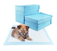 Tekenewbse 100 Unidades Empapadores Perros 60 x 60 cm, Almohadillas Perro para Puppy Pads en Casa WC Perros Alfombrillas Higiénica Desechables para Mascotas, Superficie de Secado Rápido, Transpirables