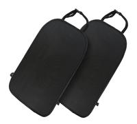 tekenewbse 2 Pieza Protector Asiento Coche Respaldo, Impermeable Trasero Coche Oxford Kick Mats Protección Fundas para Niños y Bebe, Protector Silla Coche Bebe Asiento Delantero