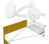 tekenewbse 6 m Correa para Cuna de Bebé, Protector Cuna Fijación de Auxiliar Accesorios de Cama, Camas Auxiliares Correa de para Ayudar a Fijar la Cuna, Universal para Camas Somier Blanco Accesorios