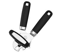 Tekenewbse Abrelatas Manual, 3 en 1 Abridor de Tarros de Acero Inoxidable, Abre Latas, Abre Botes, Abridor de Botellas Adecuado para Manos Débiles Personas Mayores y Personas con Artritis