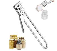 Tekenewbse abrelatas manual Ajustable, Abridor de Tarros Acero Inoxidable, profesional Manual Multifunción Abridor Tapa Vidrio para La Cocina Doméstica, Abrelataspara Niños, Personas Mayores, Mujeres