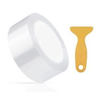 tekenewbse Película de Protección de Pintura, 5 cm × 10 m Transparente Autoadhesiva Película Protectora para Coche Automóvil, Motocicleta, Bicicleta, contra Arañazos Vinilo Transparente Adhesivo
