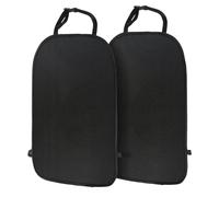 tekenewbse Protector Asiento Coche Respaldo, 2 Pieza Impermeable Trasero Coche Oxford Kick Mats Protección Fundas para Niños y Bebe, Protector Asiento Coche Delantero