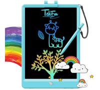 TEKFUN Tablet de Escritura LCD 8.5 Pulgadas - Juguete para Niños 3-7 Años, Regalo de Vuelta al Cole y Cumpleaños (Azul)