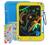 TEKFUN Tableta de Escritura LCD 8,5 Pulgadas, Tablero de Dibujo Electrónico Pizarra Magnetica Infantils, Juguete de Regalo de Cumpleaños para Niños de 3 4 5 6 7 Años (Azul Amarillo)