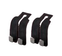 Tekiep Car Seat Hooks, Car Seat Storage Hook, 2024 New Car Seat Hooks, Car Seat Back Storage Hook - Double Hook Holder for Convenient Storage (2pcs Black)