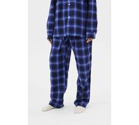 Tekla Unisex Flannel, Pyjamas Pants Dark Blue Plaid Talla: XXS | Pijamas Outlet | Unisex | Azul