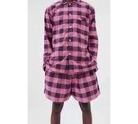 Tekla Unisex Flannel, Pyjamas Shirt Pink Gingham Talla: S | Pijamas Outlet | Unisex | Rosa