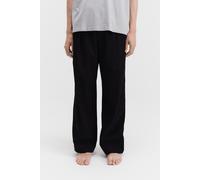 Tekla Unisex Poplin, Pyjamas Pants Grosgrain Side Stripe All Black Talla: S | Pijamas Outlet | Unisex | Negro