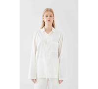 Tekla Unisex Poplin, Pyjamas Shirt Morning White Talla: XXS | Pijamas Outlet | Unisex | Blanco