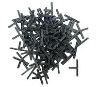 TEKLiNe 250 Separadores Azulejos T 2mm Plástico Pvc PE Distancia Espacio Piso Pared, Espaciadores 2 mm Forma T Junta Azulejo Capa Construcción Solador Posicionamiento Posición