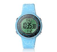 TEKMAGIC Reloj Pulsera Deportivo Mujer Impermeable 100 Metros para Buceo y Nadar con Despertador Cronógrafo Hora Dual Calendario Formato de 12 o 24 Horas