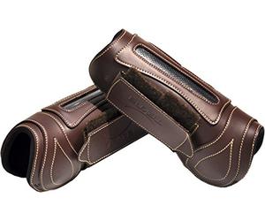 TEKNA Polainas delanteras de carbono, chocolate, pura sangre