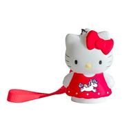 Teknofun - Hello Kitty Figura Unicornio - 8 Cm - Decoración e Iluminación - 2 Modos de Iluminación - 3xAG13 Incluido - Blanco y Rosa