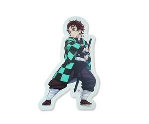TEKNOFUN - Licencia Demon Slayer - Neon Mural LED TANJIRO 40 CM - Decoración luminosa - USB-C (cable incluido) - Entregado con 2 Soportes - Blanco, Negro, Verde, Marrón - 811752