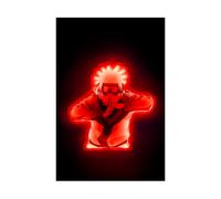 TEKNOFUN - Licencia Naruto Shippuden - Naruto LED Wall Neon 40 cm - Luz Decorativa - Cable USB-C (Incluido) - Se Entrega con 2 Soportes - A Partir de 14 años - 811601