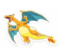 Teknofun - Licencia Oficial Pokemon - LED de Pared Neón Charizard 26 cm - Decoración luminosa - Cable USB (incluido) - Se entrega con 2 soportes - A partir de 14 años - 811373