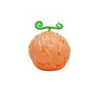 TEKNOFUN- One Piece-Figura Luminosa de Fruta Flame FLAME-20 cm-USB-C, Color Naranja-Verde (811648)