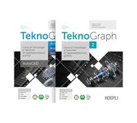 Teknograph. Corso di tecnologie e tecniche di rappresentazione grafica. Con Autocad. Per gli Ist. tecnici e professionali. Con e-book. Con espansione online (Vol. 2)