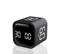 Teknoluzor Temporizador Digital de Cubo Pomodoro - Productividad y Cocina - 5/10/30/60 Minutos y Cuenta Regresiva Personalizada - Vibración y Alarma