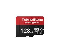 TEKNOSTONE Tarjeta de memoria MicroSDXC TF para juegos de 128 GB con | 100 MB/s de lectura de 50 MB/s de escritura UHS-I C10 U3 V30 A2 para Nintendo Switch 1 Steam Deck ROG Ally Console Tablets