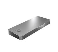TEKQ Cube Thunderbolt 3 SSD de 4 TB, carcasa de aluminio, compatible con USB 4, Thunderbolt 4, alimentación por bus, lectura de hasta 2800 MB/s, escritura de hasta 2300 MB/s