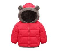 Teksome Abrigo de oso para niños | Lindo abrigo de oreja de oso,Sudadera con capucha para niños, ropa de invierno de moda para invierno, clima frío, hogar de 1 a 4 años